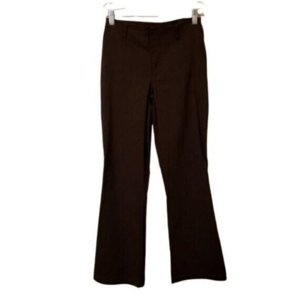 Pebbles Womens Size 5 Gray  Solid Wide Leg Dress Pants